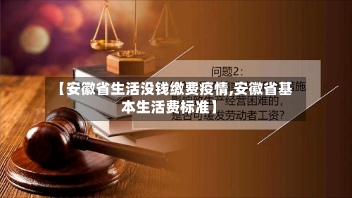 【安徽省生活没钱缴费疫情,安徽省基本生活费标准】-第1张图片
