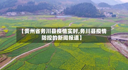【贵州省务川县疫情实时,务川县疫情防控的新闻报道】-第3张图片
