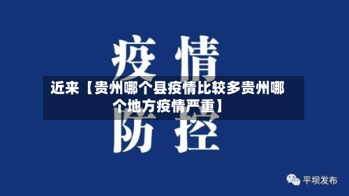 近来【贵州哪个县疫情比较多贵州哪个地方疫情严重】-第2张图片